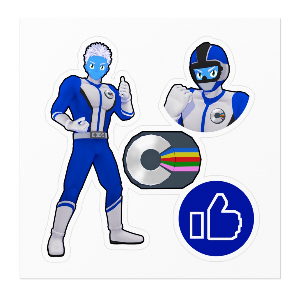 コバブルのステッカーC