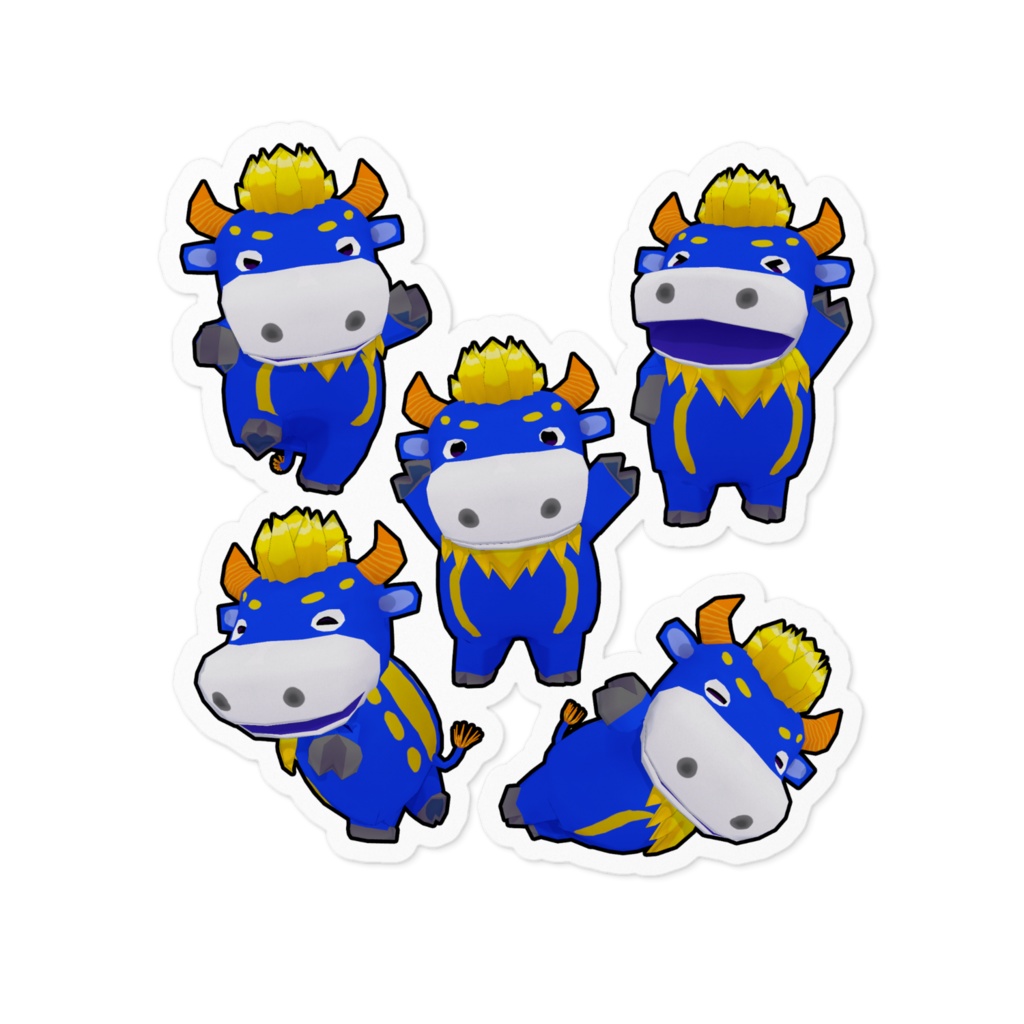 うみうしうし君のステッカー