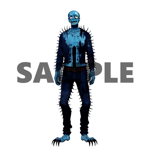 モンスター【ゾンビ40体パック】 RPGツクール 素材集 イラスト集