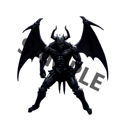 モンスター【デビル・悪魔40体パック】 RPGツクール ラノベ サウンドノベル 素材集 イラスト集