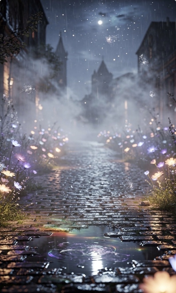 雨上がりの幻想世界