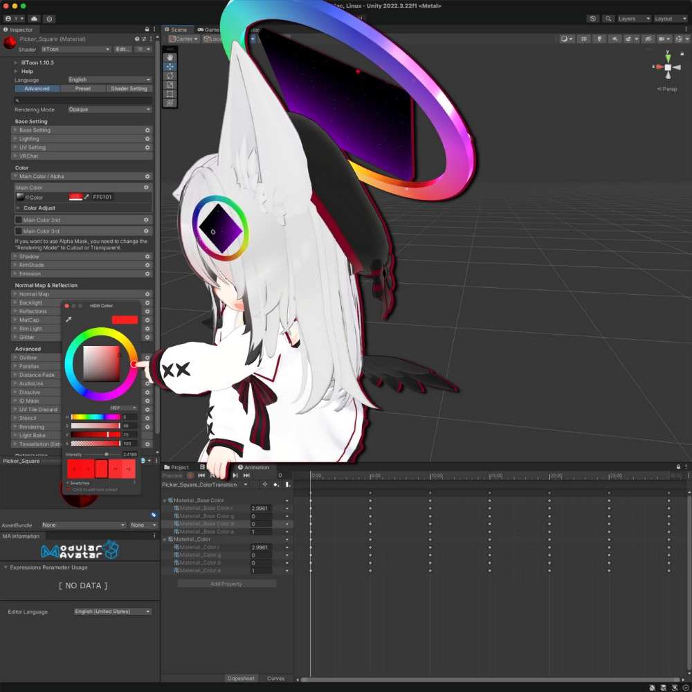 【FREE - MA対応】うごく!からーぴっかー