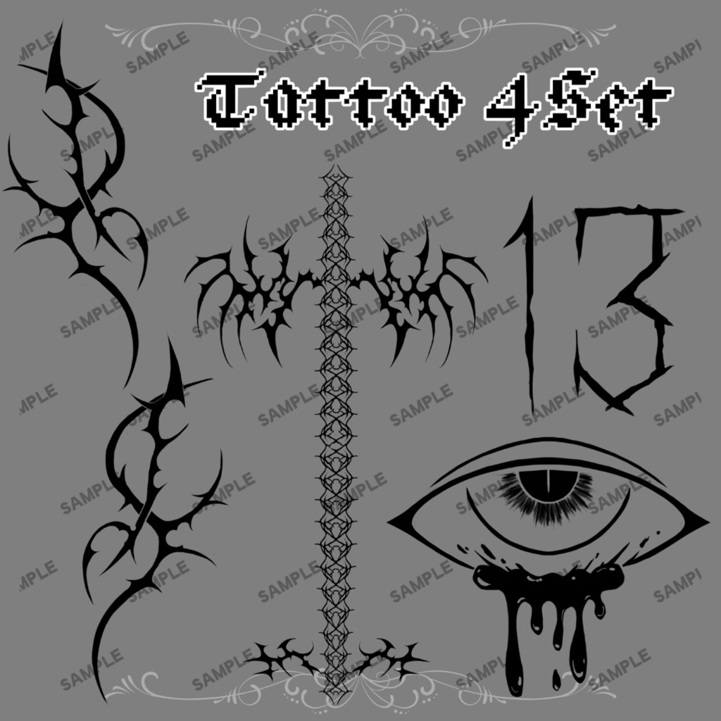 Tatootexture 4set