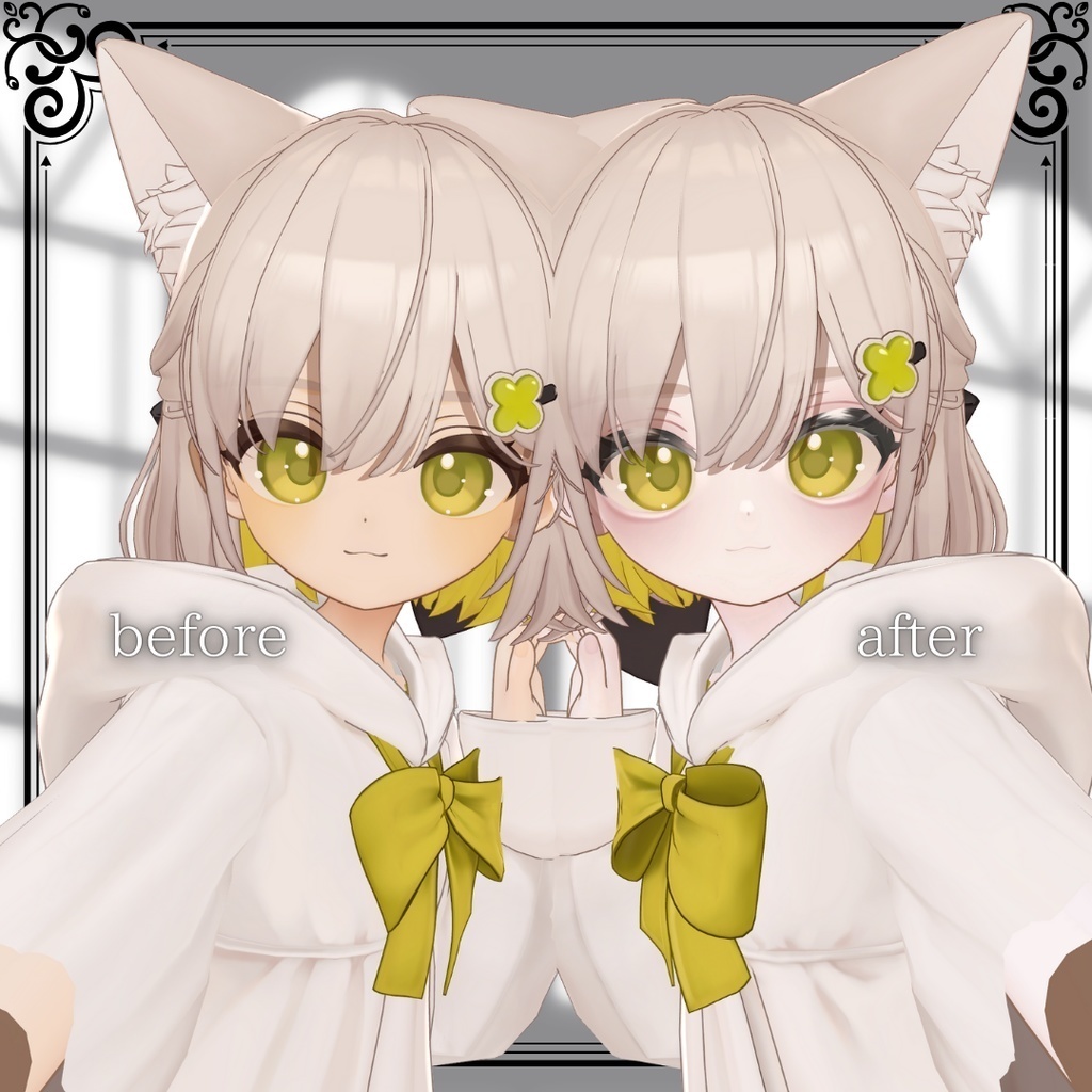 【しらつめ / Shiratsume】lightcollar_Skin&MakeupTexture