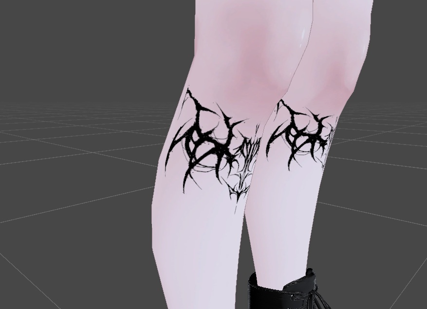 【MUMUS対応】 knees_tattoo
