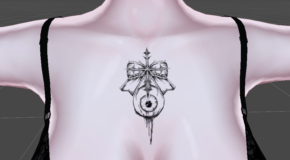 【森羅対応】 knees_tattoo【おまけ付き】