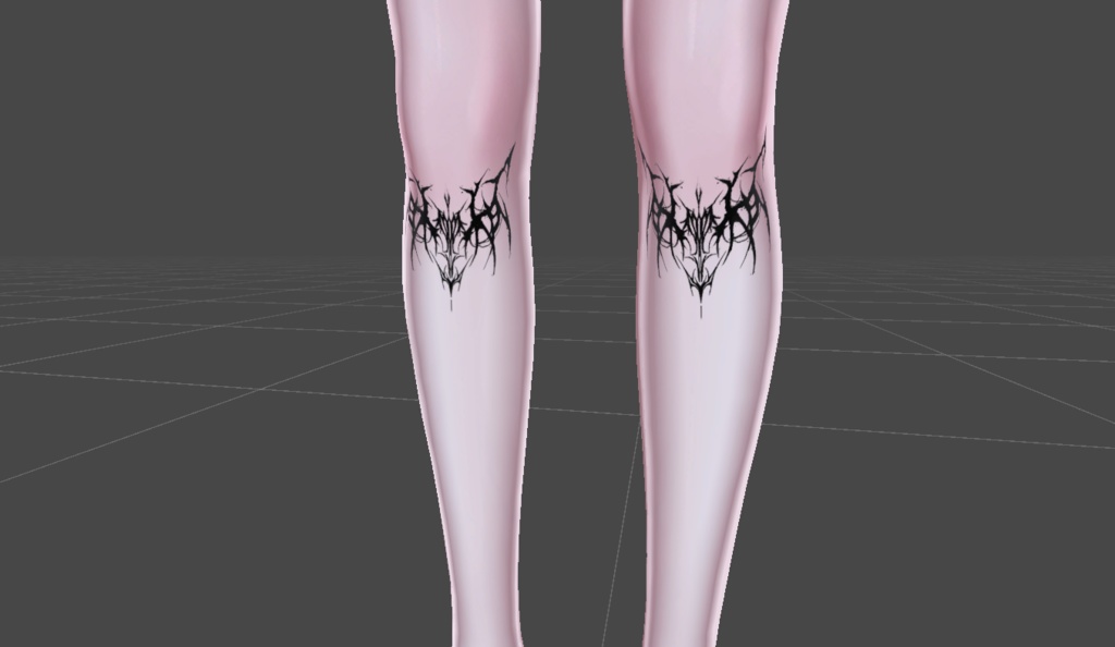 【森羅対応】 knees_tattoo【おまけ付き】