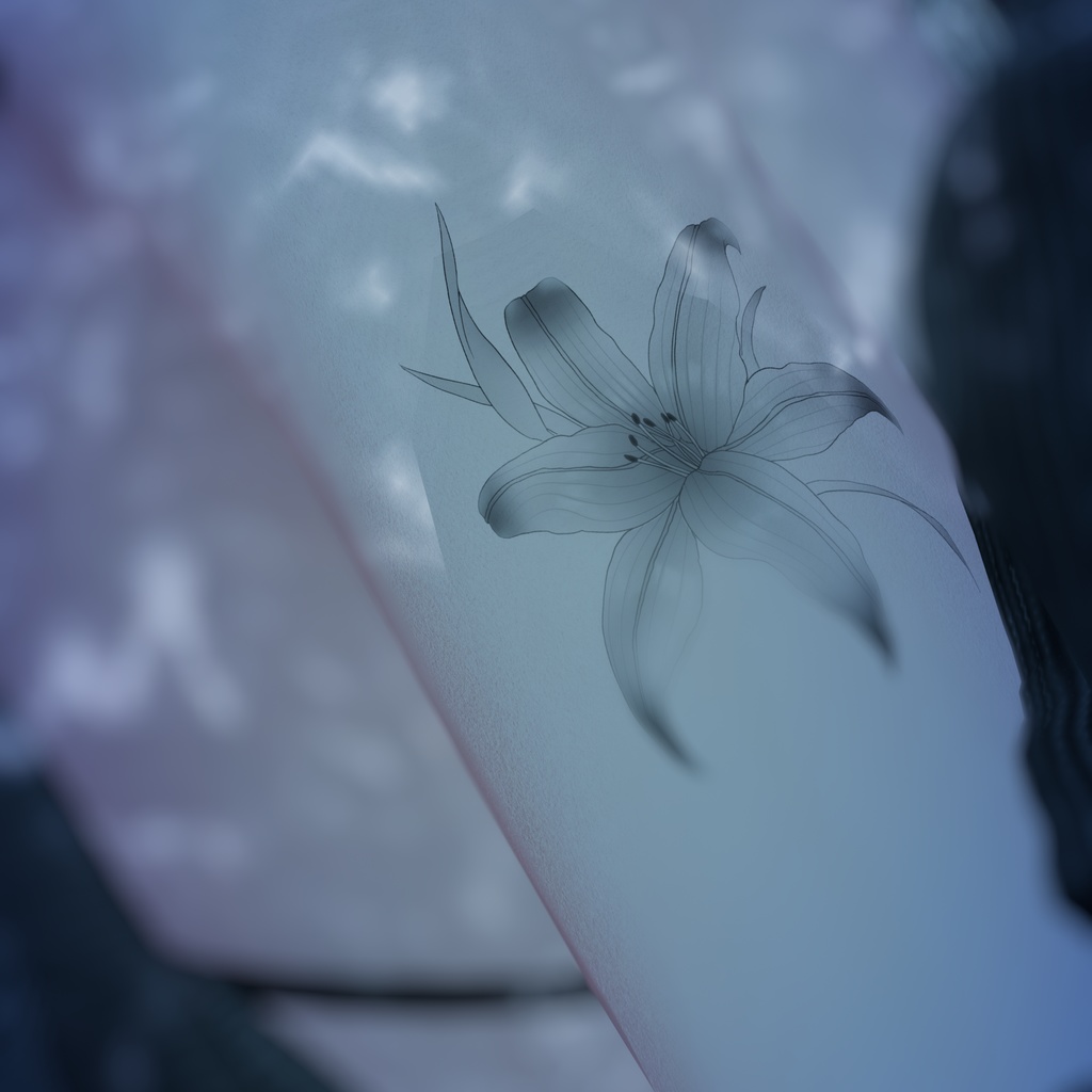Lily Tattoo Texture_2