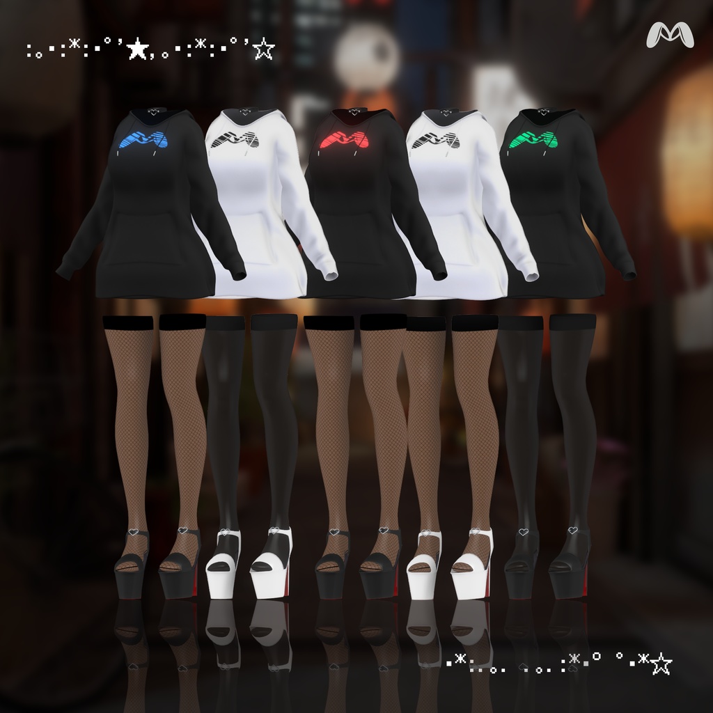 【☆FE☆】After Dark Hoodie【8アバター対応】