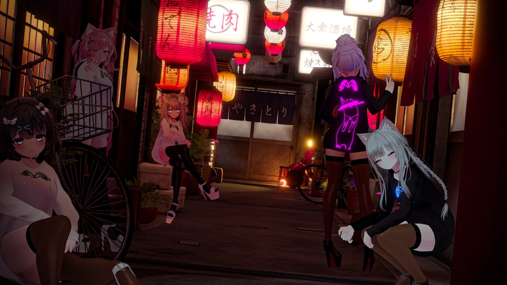 【☆FE☆】After Dark Hoodie【8アバター対応】