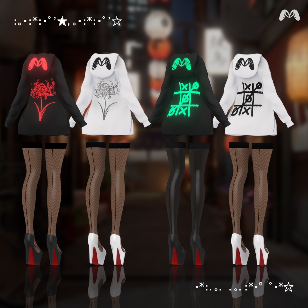 【☆FE☆】After Dark Hoodie【8アバター対応】