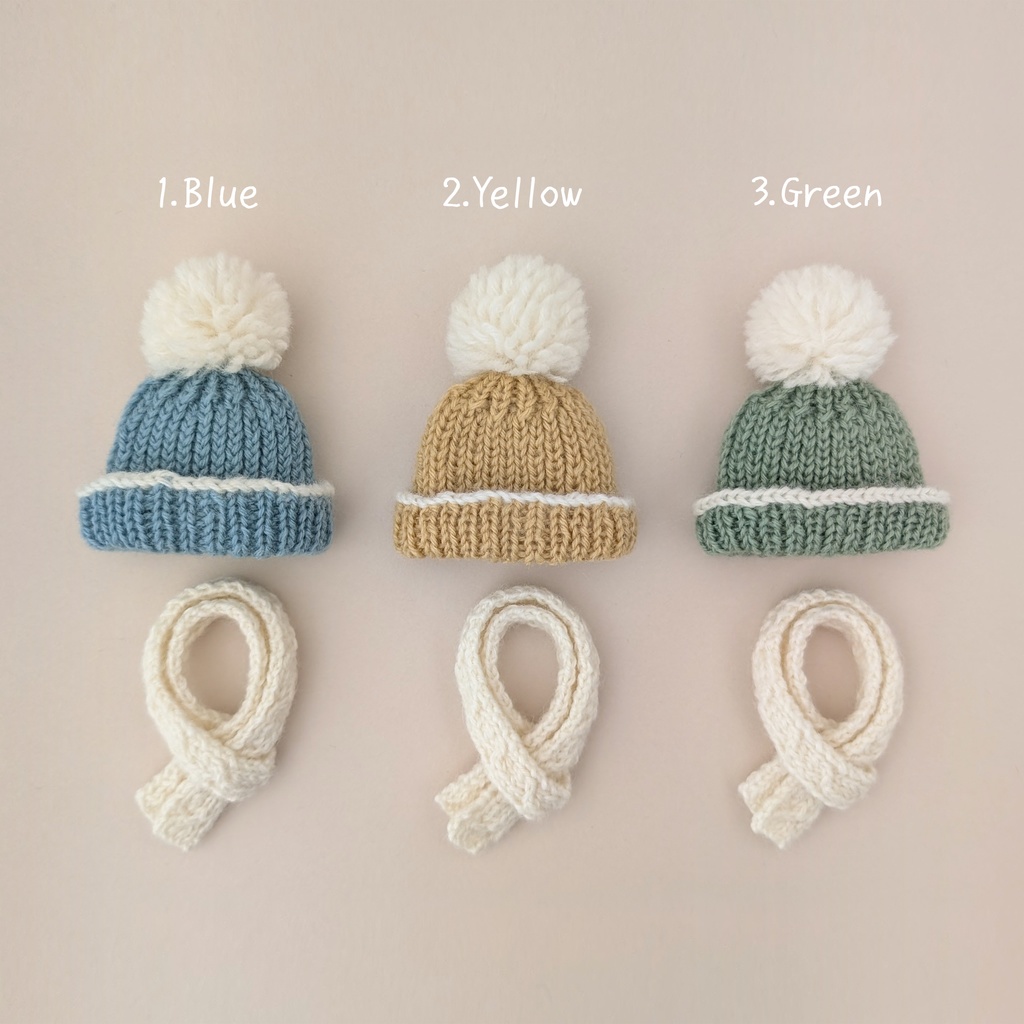 ニット帽&マフラーセット【10cm】