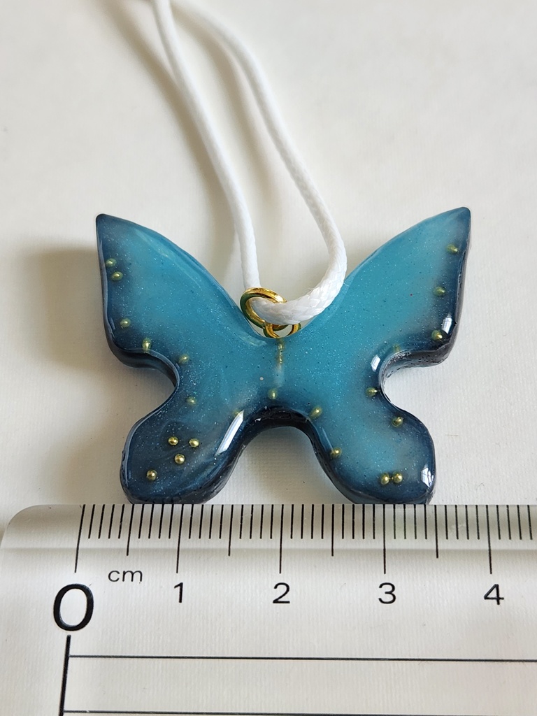 モルフォ蝶イメージ ネックレス