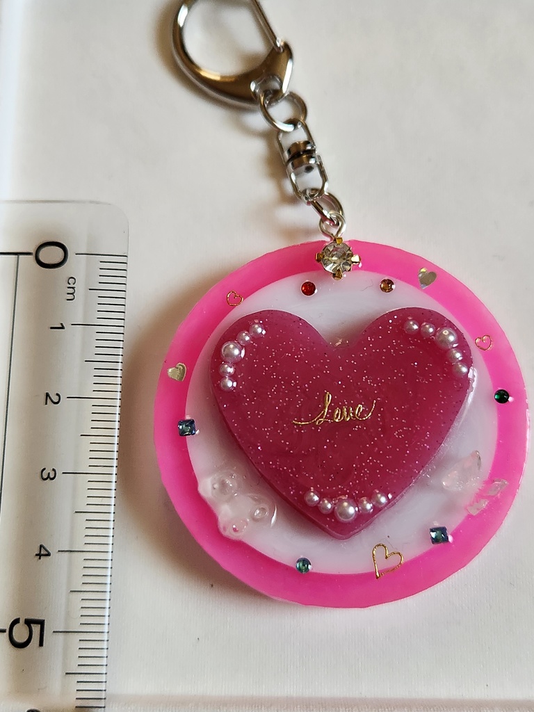 ハートのキーホルダー
