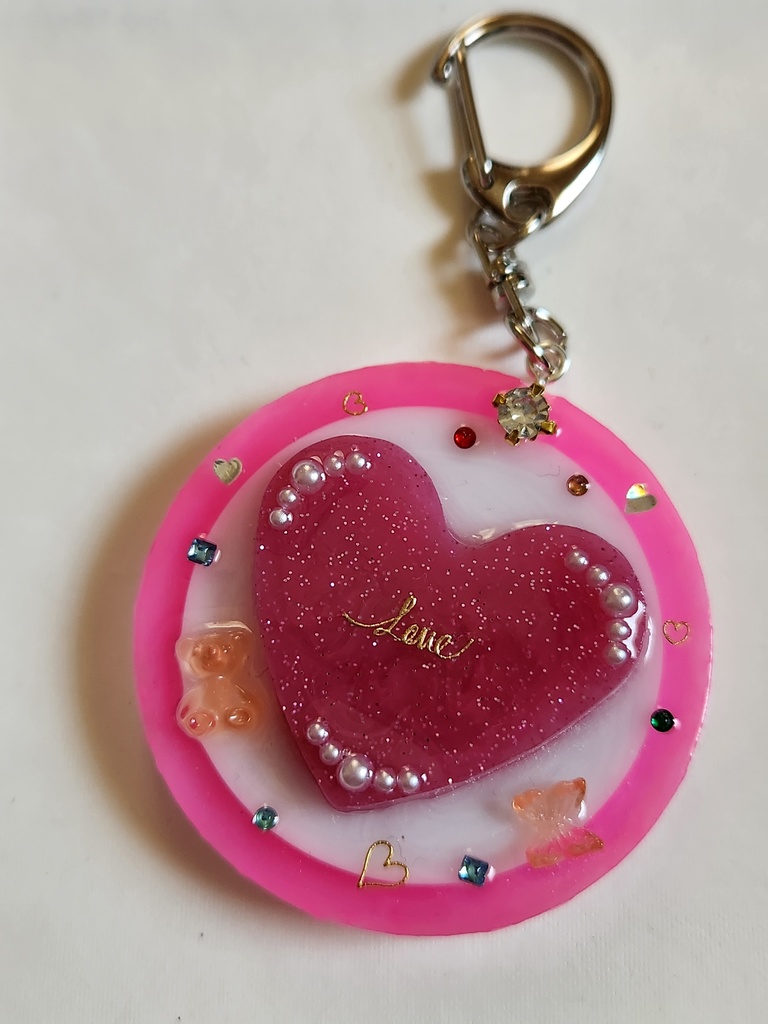 ハートのキーホルダー