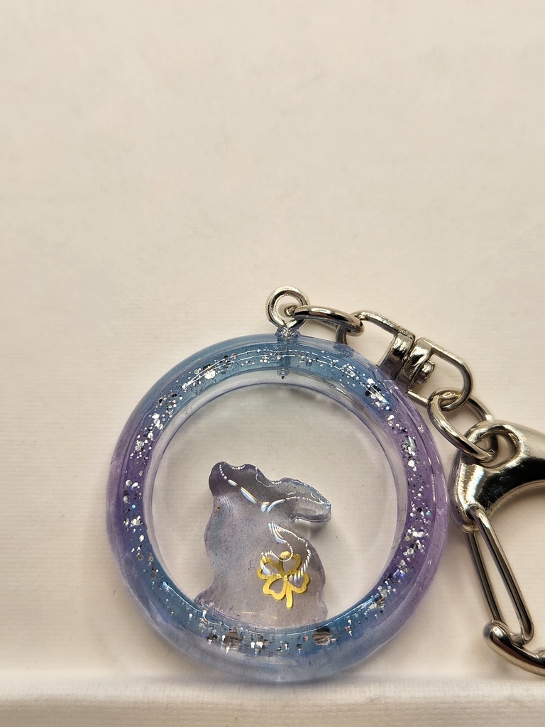 うさぎ キーホルダー レジン
