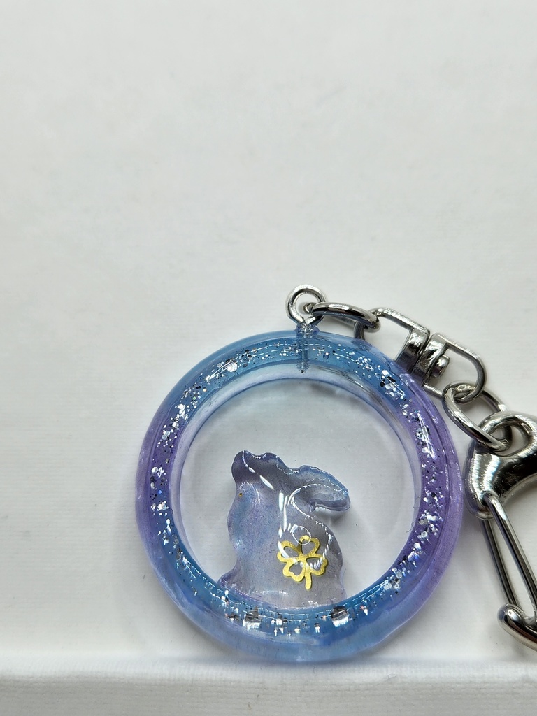 うさぎ キーホルダー レジン