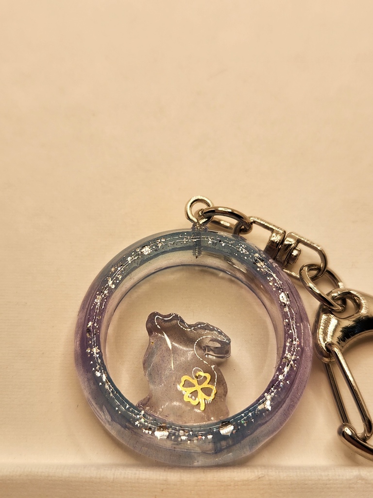 うさぎ キーホルダー レジン