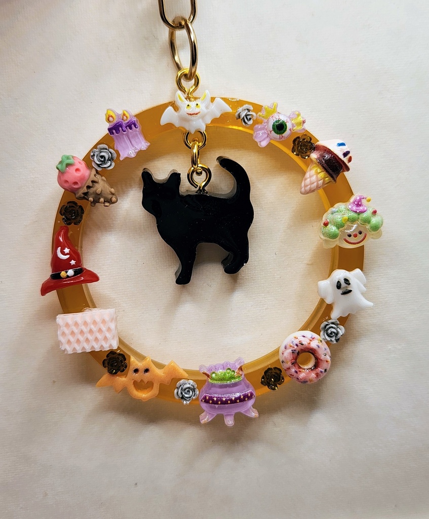 レジン ハロウィン キーホルダー