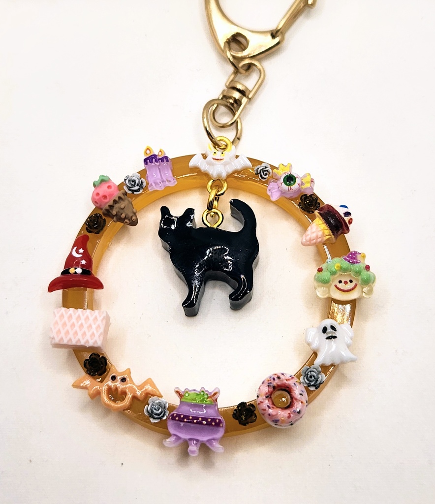 レジン ハロウィン キーホルダー