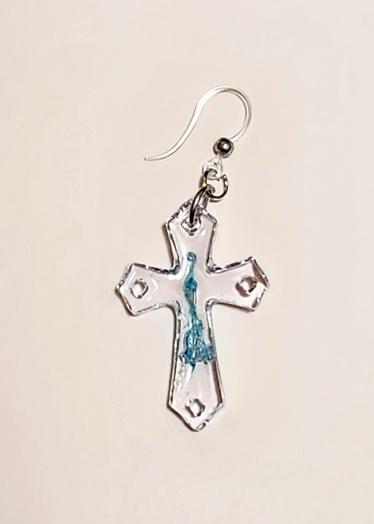 レジン ピアス 十字架