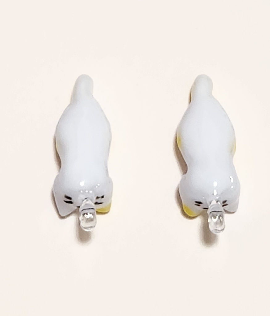 レジン 猫 イヤーアクセサリー