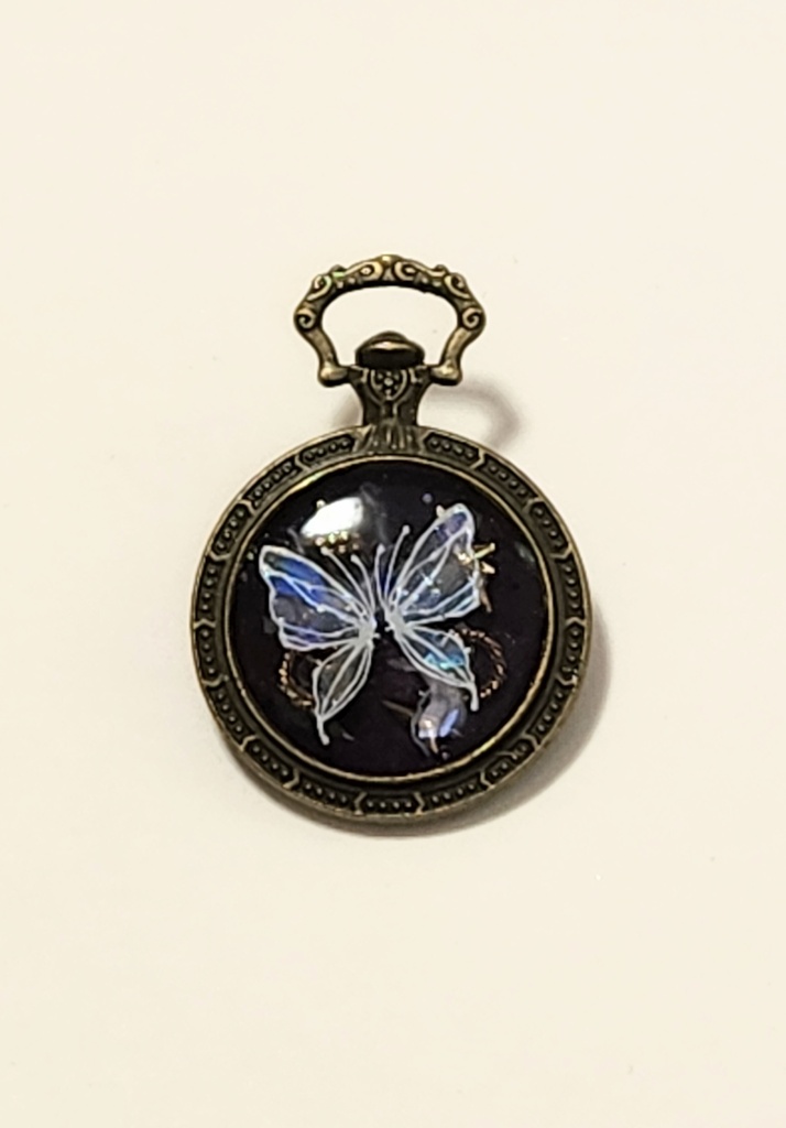レジン 蝶々 ペンダントトップ