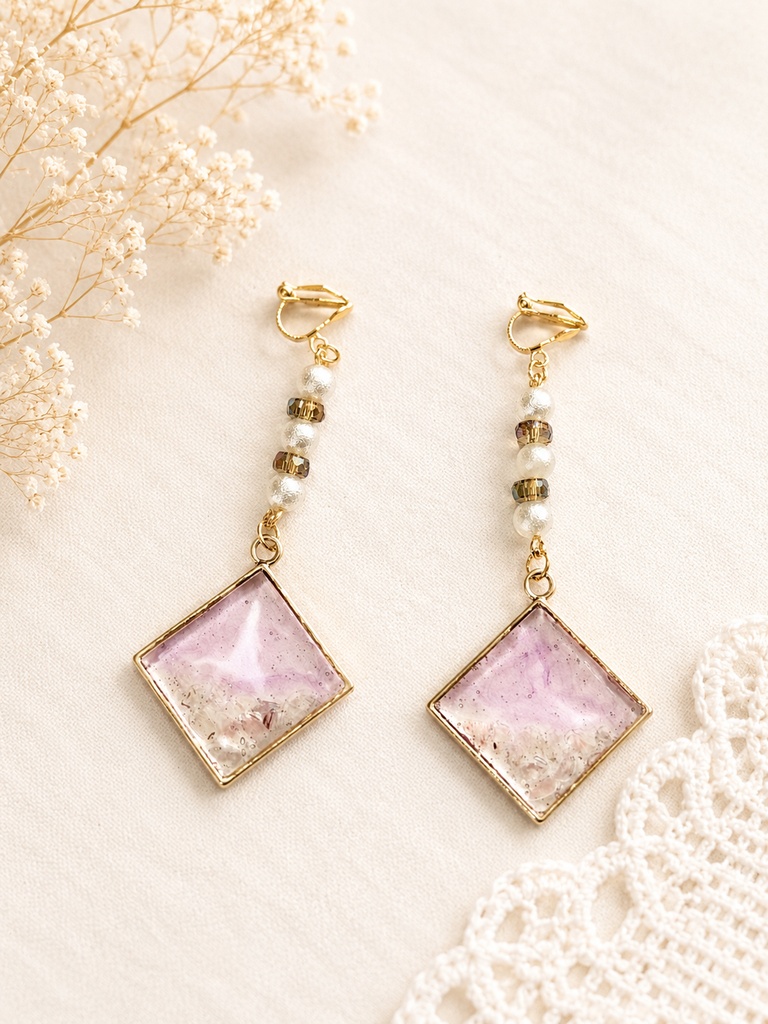 レジン イヤリング