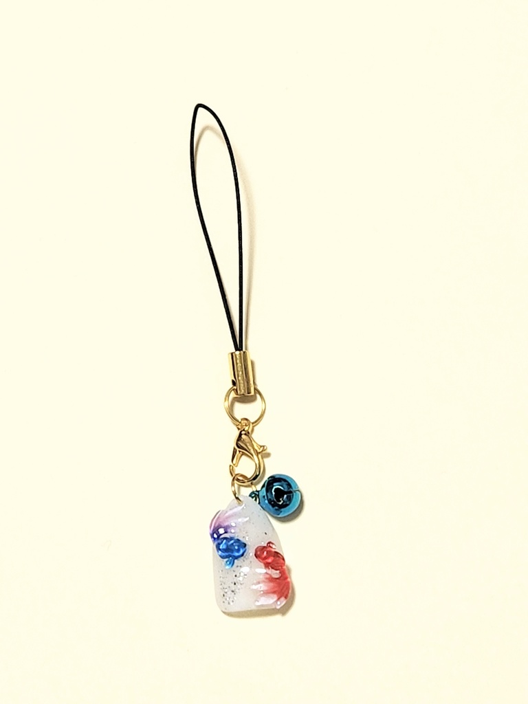 ネイルチップチャーム 金魚 ストラップ