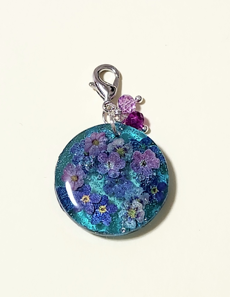 深海に咲く花~レジンチャーム~