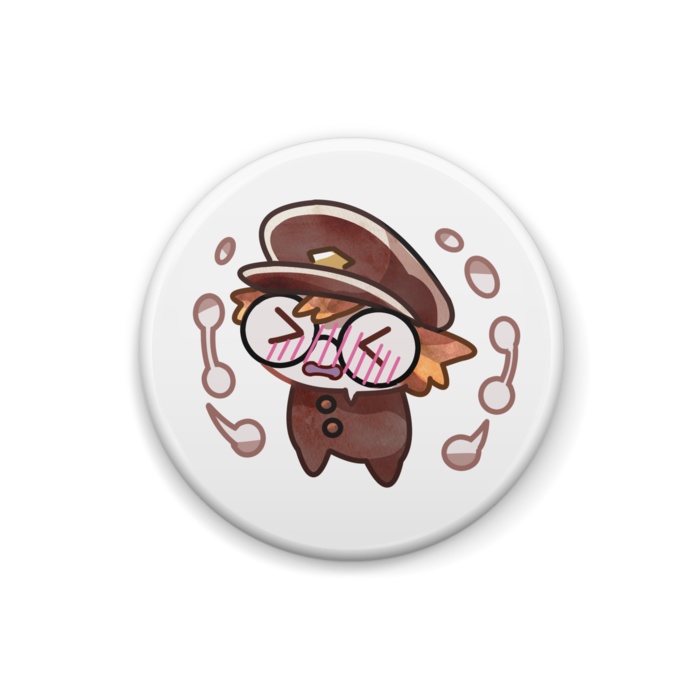 鶴多の缶バッジ