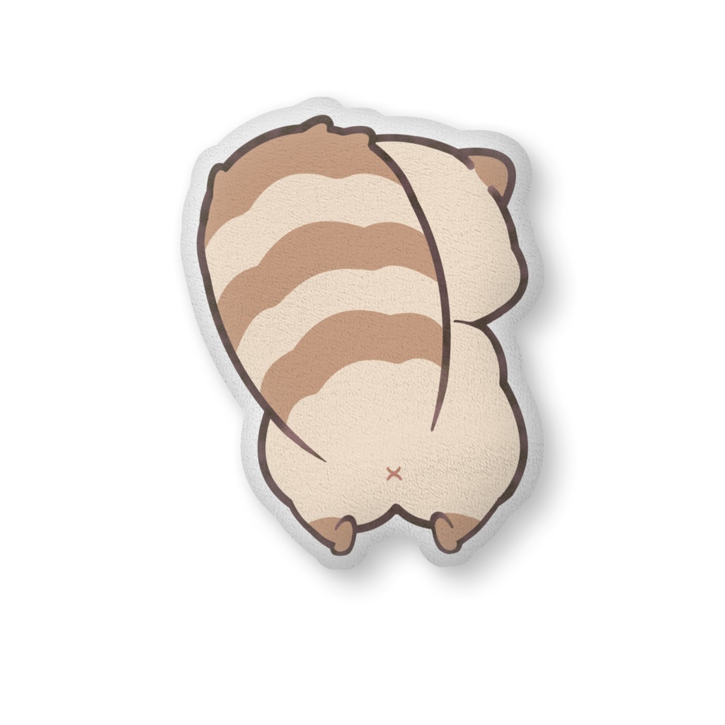 タヌキ(アライグマ)のふかふかまくら