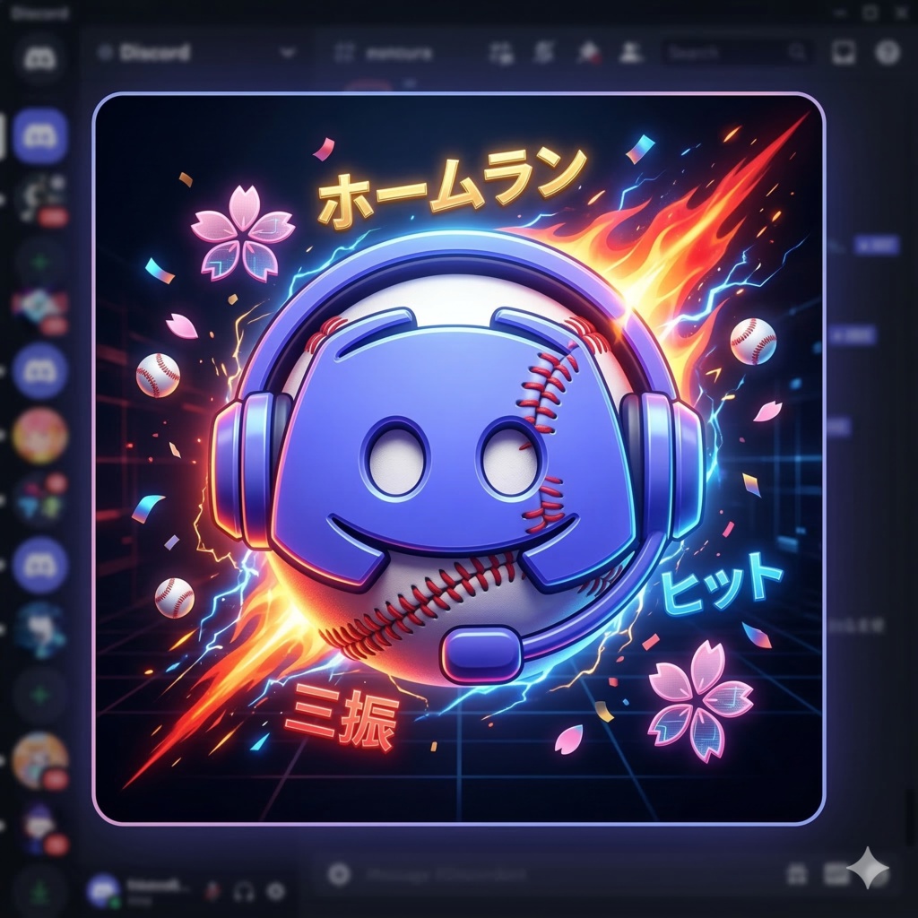 【ソースコード販売】「期間限定:開幕応援セール 500円(定価1,000円)MLB日本人選手 応援Discord速報Bot