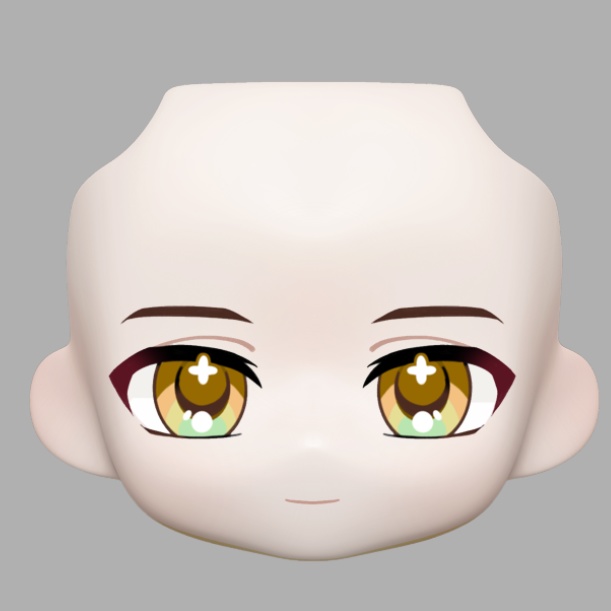 スマホゲーム　「恋と深空」塗装済みヘッドパーツ　レイ