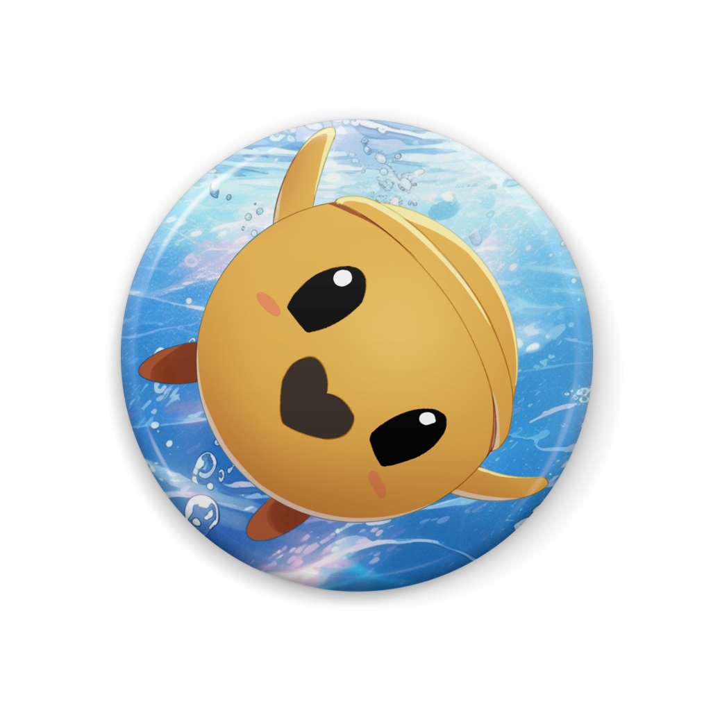 すず丸 缶バッジ(大)