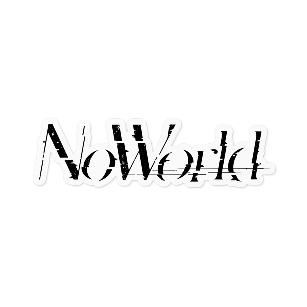 NoWorld ステッカー │ LOGO