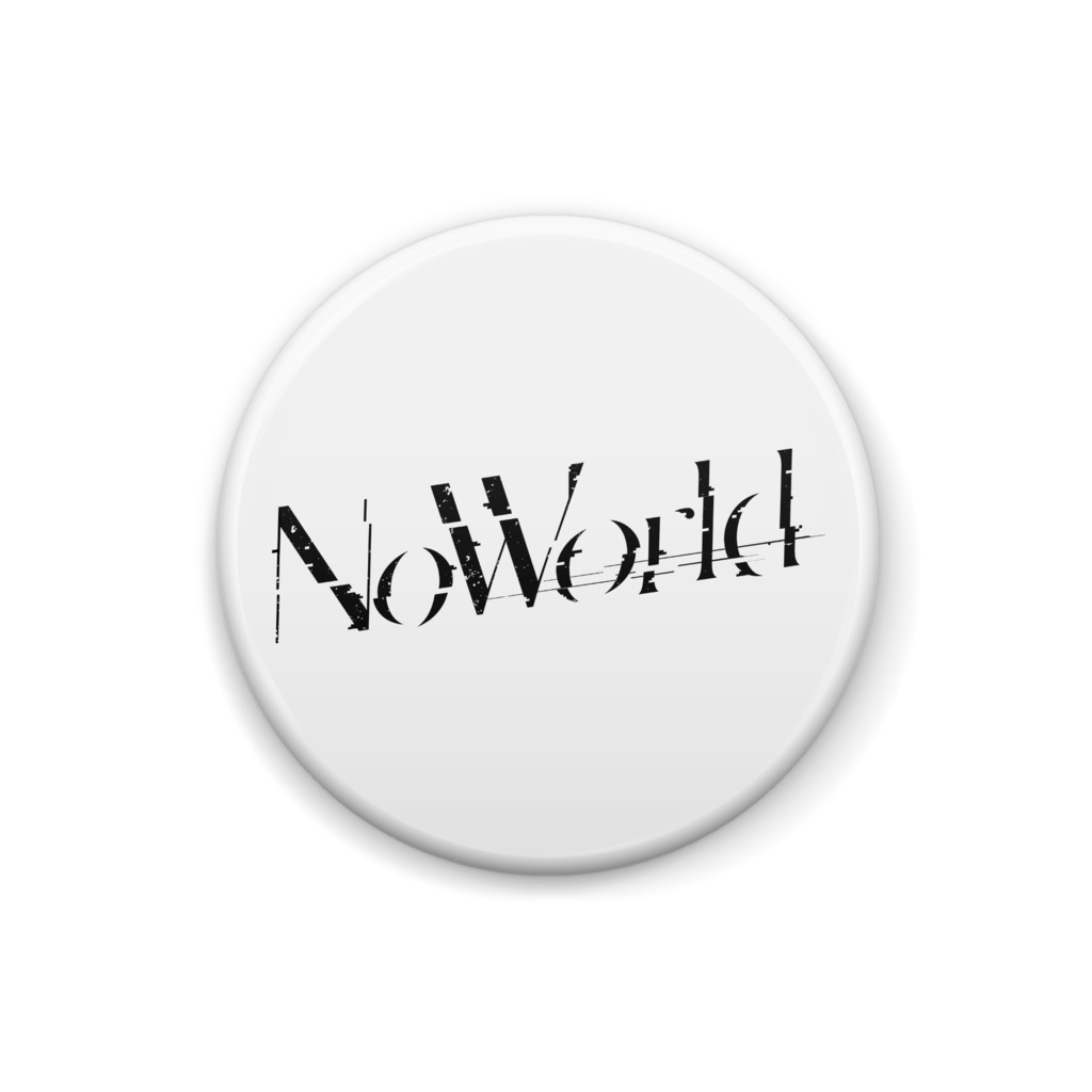 NoWorld 缶バッジ │ LOGO