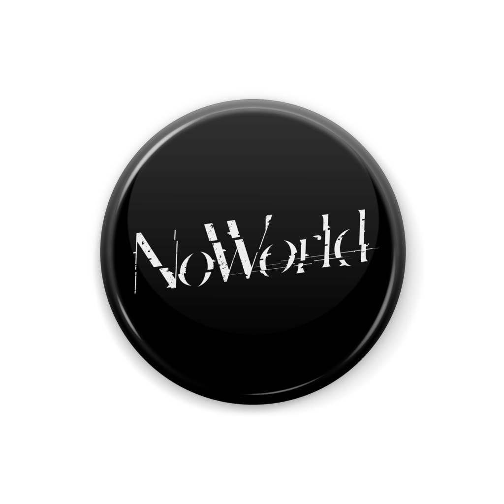 NoWorld 缶バッジ │ LOGO