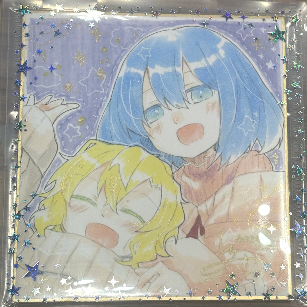 原画色紙・シルウィ&レイリィ兄弟