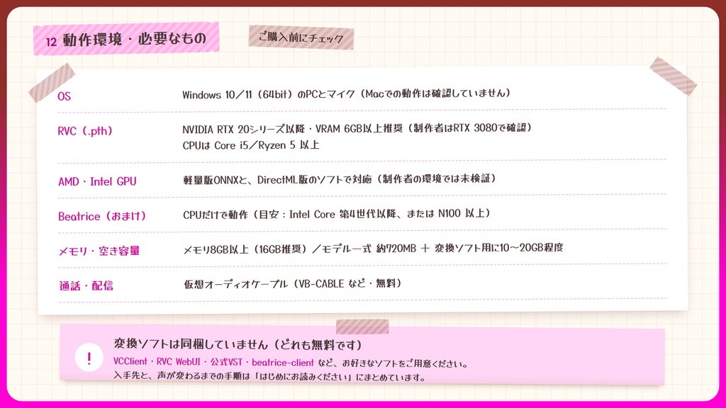 【RVC学習済みモデル】とことん媚び媚び、あざとい小悪魔ボイス💕『ねね』 / 🎤会話・歌唱・ささやきを全部学習、ずっと使えるRVC / Beatrice V2・ONNX同梱 / 🌍EN・ESP・中文・한국어