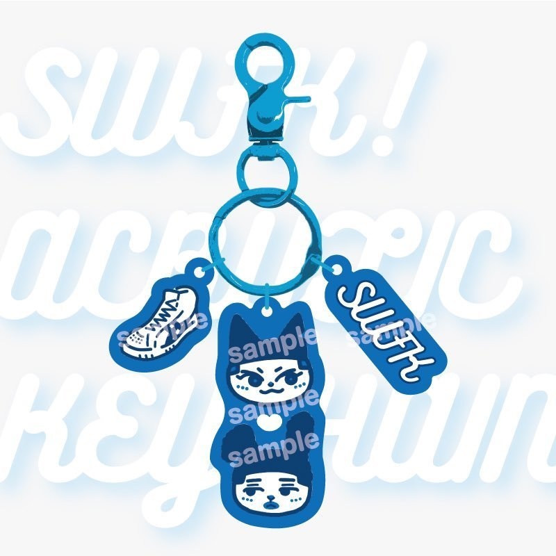 沢深けもアクリルキーホルダー