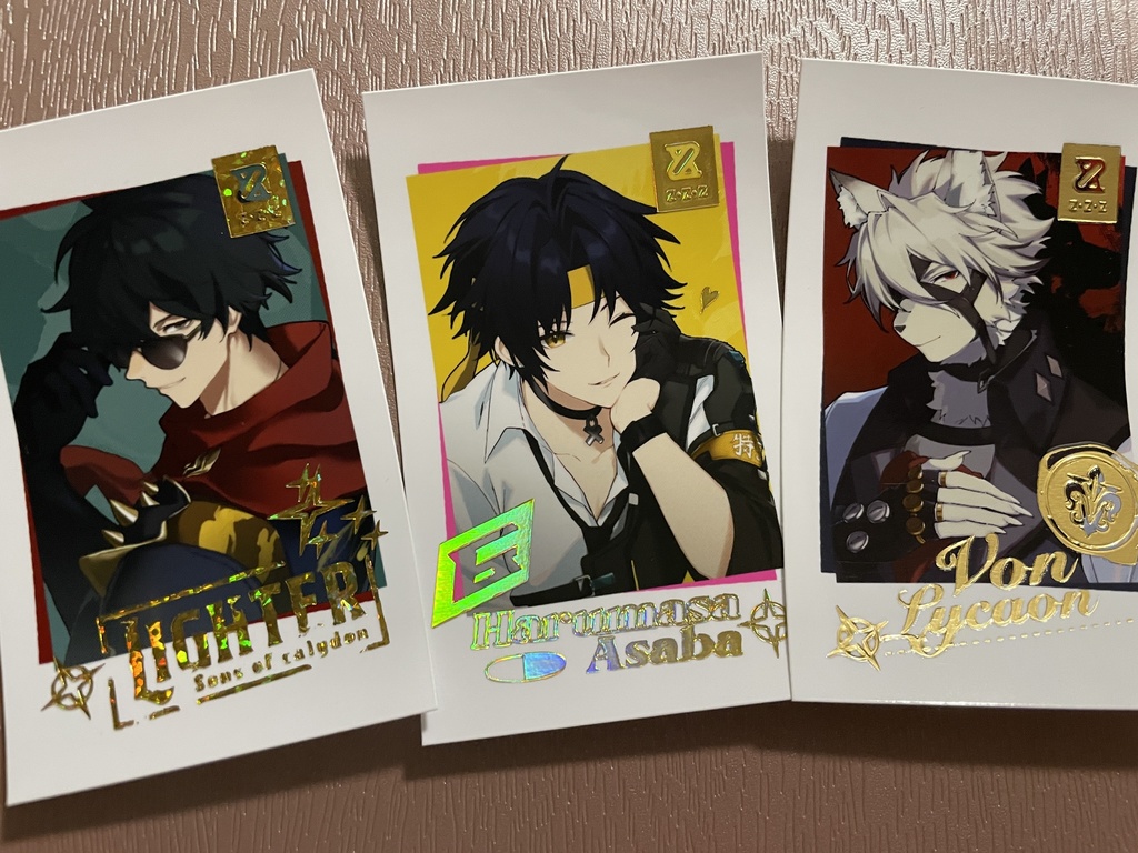 【再販 発送7月上旬】ZZZ箔押しフォトカードセット