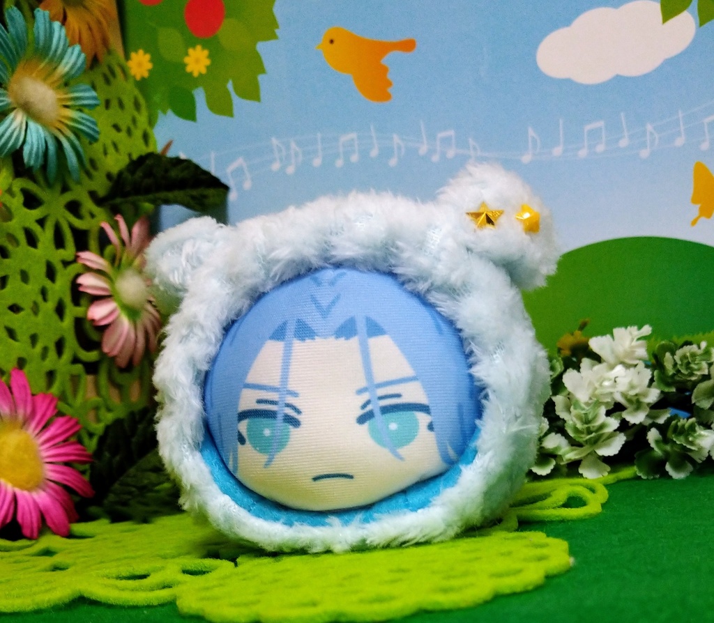 ふわもこぐるみ　水色