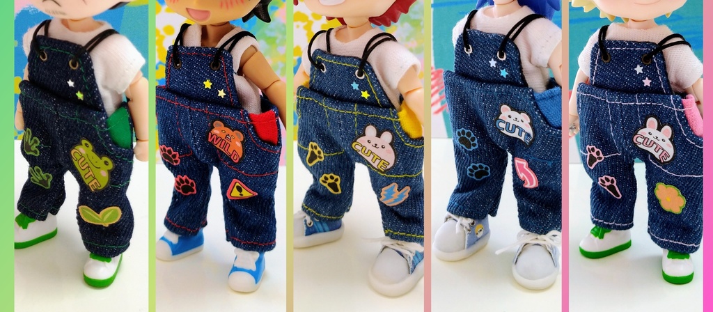 オーバーオール（ねんどろいどどーるサイズ）