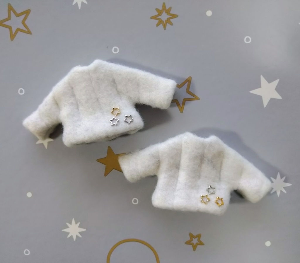 星かざりのセーター