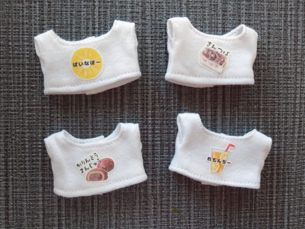 好きな食べ物Tシャツ　4種
