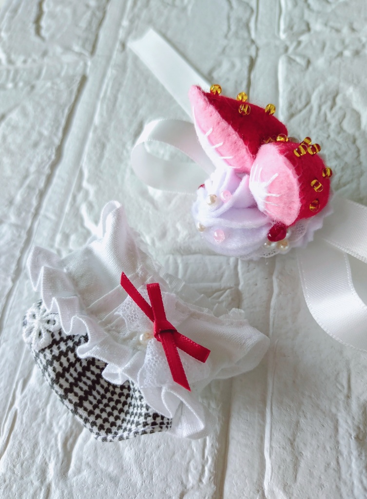 ケーキセット ちびぐるみサイズ