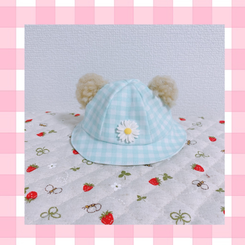 bear bucket hat - pastel ver