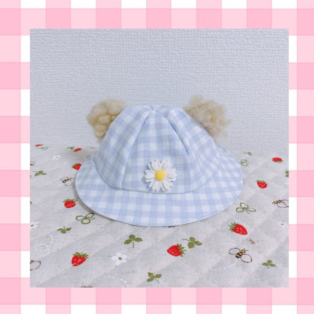 bear bucket hat - pastel ver