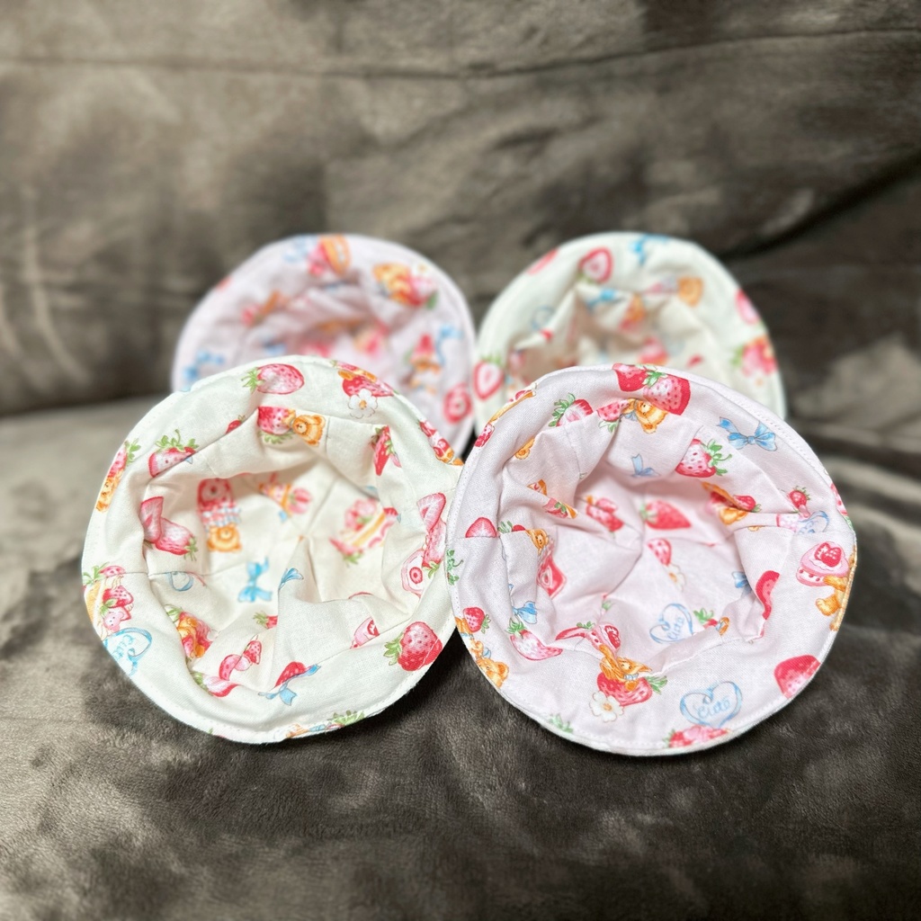 bear bucket hat - check series by spring